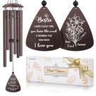 Presente de amizade em bronze de 81 cm Wind Chimes Vifoew para mulheres