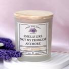Presente de aposentadoria: velas perfumadas, 220g, lavanda, 50h, queimando