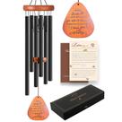 Presente de borboleta Wind Chimes VENBEEL 32" para vovó