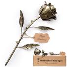 Presente de casamento de aniversário Bronze Metal Rose 8º/19º para ela