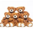 Presente de chá de bebê Teddy Bear LELELONG, pacote com 5 animais de pelúcia