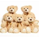 Presente de chá de bebê Teddy Bears LELELONG, pacote com 5 animais de pelúcia