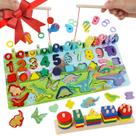 Presente de madeira de Natal Toy Glintoper para crianças de 2 a 5 anos