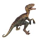 Presente de menino modelo dinossauro velociraptor figura comemorativa sólida pintada à mão