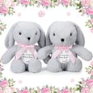 Presente de proposta para garotinha Hydren Bunny Flower Girl x2