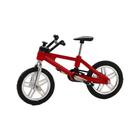 Presente de simulação criativa Mini Alloy Model Finger Bike vermelho