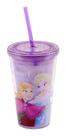 Presente Dia Das Crianças Menina Copo Com Canudo Frozen