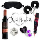 Presente Dia Dos Namorados Kit Casal + Vinho 6 Itens