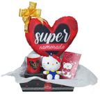 Presente dia dos Namorados - Kit Com Pelúcia Cesta de Amor