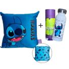 Presente Dia Dos Namorados Kit Stitch Com Almofada e Garrafa