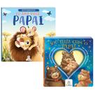 Presente dia dos pais - 2 livros infantis : eu amo voce, papai + sou feliz com o papai