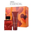 Presente essencial safran masculino deo parfum mais sabonete líquido perfumado