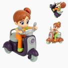 Presente Moto Boneca Fricção - Brinquedo + Colecionavel + Decorativa