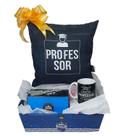 Presente P/ Professor Almofada + Caneca + 2 Canetas Uniball