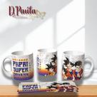 Presente Perfeito para o Dia dos Pais Caneca Papai Super Saiyajin Dragon Ball 325ml