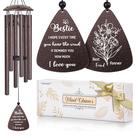 Presente Wind Chimes Vifoew Bestie de 32 polegadas de bronze para mulheres Presente Wind Chimes Vifoew Bestie de 32 polegadas de bronze para mulheres