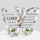 Presentes cristãos decorativos em acrílico Trust Lord Butterfly