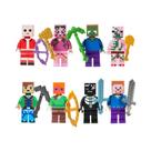 Presentes De Aniversário Das Crianças Personagem Dos Desenhos Animados Mini Bonecas Blocos De