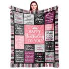 Presentes de aniversário Throw Blanket Ivivis para mulheres 152x127cm Presentes de aniversário Throw Blanket Ivivis para mulheres 152x127cm