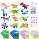 Presentes de dia dos namorados para crianças, blocos de construção de dinossauros em sala de aula Presentes de dia dos namorados para crianças, blocos de construção de dinossauros em sala de aula