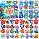 Presentes de Dia dos Namorados para crianças Kiss Monkey com animais marinhos Pop Fidget Toys 32 unidades