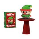 Presentes De Natal Para Crianças, Quebra-Cabeça De Blocos De Construção Micro Do Papai Noel E Renas,