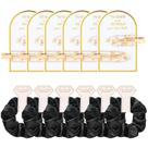 Presentes de proposta de dama de honra Aileam Hair Clips Scrunchies x12
