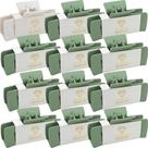 Presentes de proposta de dama de honra, garras de cabelo quadradas de 4,1 polegadas, solteira, 12 peças grandes, garras de cabelo, clipes fofos, coisas para meninas para lembrancinhas de casamento (branco e verde sálvia)