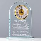Presentes de relógio de cristal Movdyka para esposa do marido