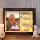 Presentes de simpatia da Memorial LED Shadow Box pela perda da mãe
