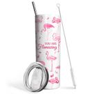 Presentes Flamingo Cup Mofvugz Isolado em Aço Inoxidável 600mL