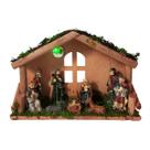 Presépio De Natal Com LED Decoração Natalino Nascimento Jesus NTD2088