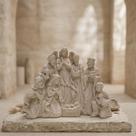 Presépio Escultura De Gesso Artesanal Decoração Natal VÁRIAS VARIEDADES