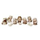 Presépio Natal Completo Baby Infantil 10 Peças 5,6cm Bege