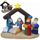 Presepio Natal Inflavel Natalino Led Nascimento Jesus Decoraçao Shopping Loja Casa Hall Entrada Condominio