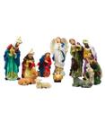 Presépio Natal Natalino Completo Resina Colorido - 23cm