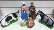 Presépio Natalino 6 Peças Natal Nascimento Jesus