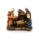 Presépio Natalino Decorativo 6 Figuras Poliresina 7,5x10,5cm
