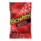 Preservativo Blowtex Morango Com 3 Unidades