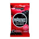 Preservativo Camisinha Prudence Tutti Frutti com 3