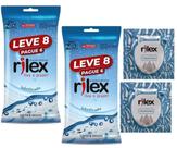 Preservativo Camisinha Rilex Lubrificado Pague 6 Leve 8 - 2 pacotes + 2 gel lubrificante