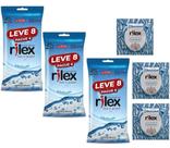 Preservativo Camisinha Rilex Lubrificado Pague 6 Leve 8 - 3 pacotes + 3 gel lubrificante
