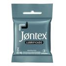 Preservativo Jontex Lubrificado 3 Unidades - Hypermarcas