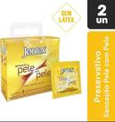 Preservativo Lubrificado Jontex Pele Com Pele Sem Látex 2 un