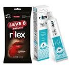 Preservativo Lubrificado Rilex Sensitive Extra Fino + gel lubrificante intimo 50g