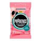 Preservativo Prudence Cor Sabor Chiclete 3 Unidades Preservativo Prudence Cor Sabor Chiclete 3 Unidades