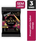 Preservativo Skyn Sexy Cherry Sabor e Aroma de Cereja - Blowtex - 3 Unidades