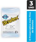 Preservativo Zero Mais Fino - 3 Unidades - Blowtex