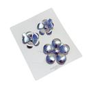 Presilha Bico de Pato de Flores KIt com 1 Média e 2 Pequenas