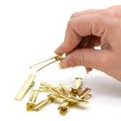 Presilha Bico de Pato Ouro 4,5 cm - 10 Unidades